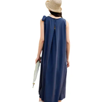 ZIHAN Sleeveless Dresses Women's