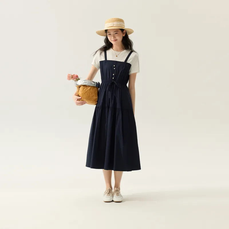 ZIHAN Short Sleeved Dress Women's-4