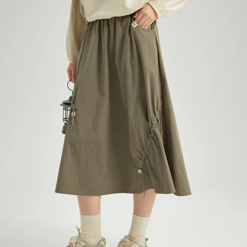 ZIHAN Casual Long Skirt Women's-1