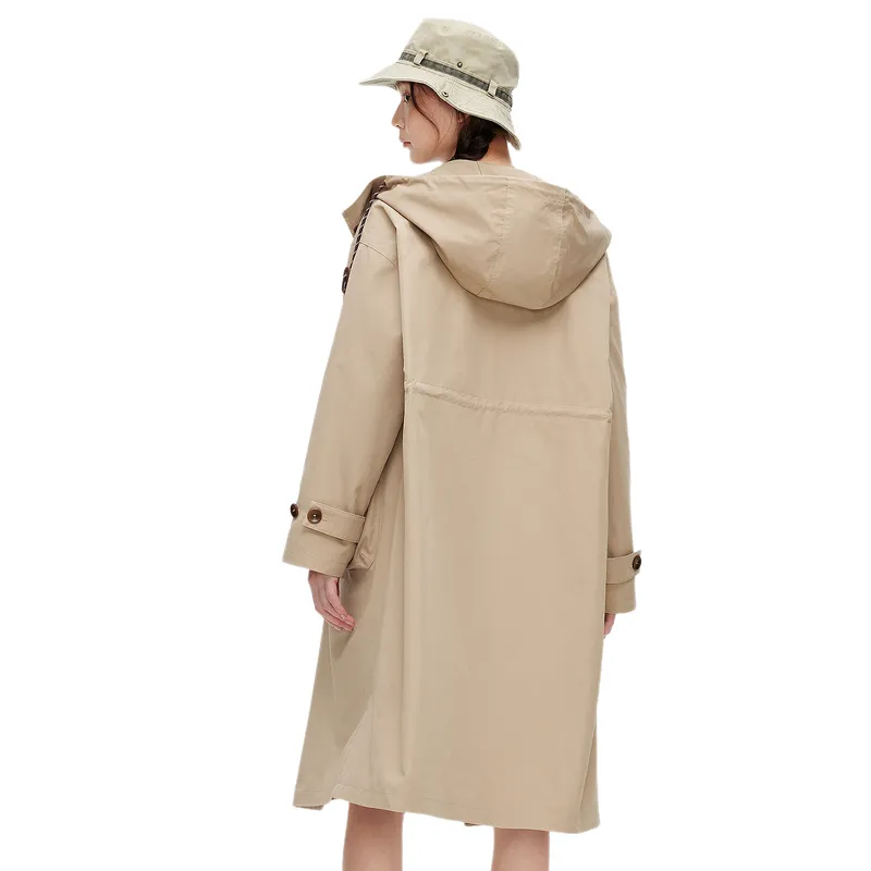 ZIHAN Trench Coat Women's Khaki-1