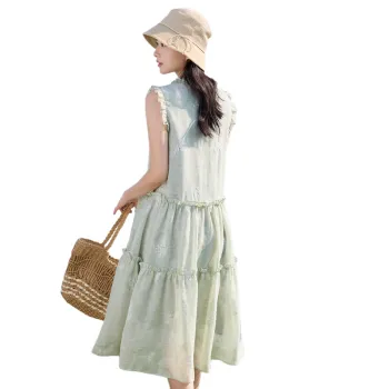 ZIHAN Sleeveless Dresses Women's