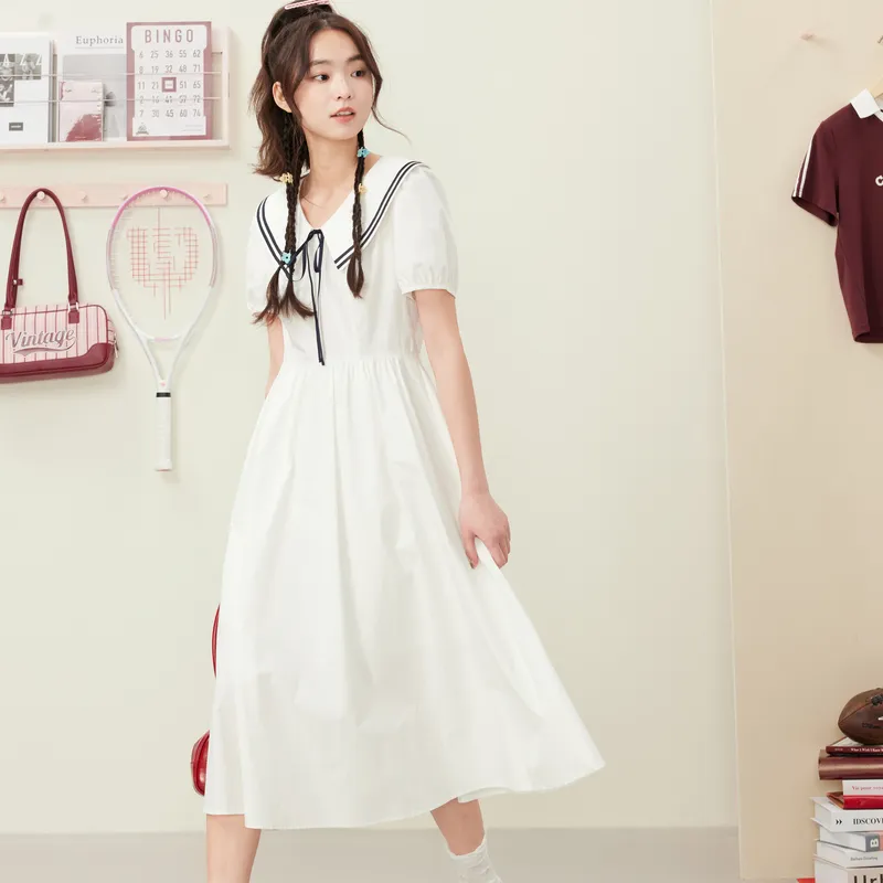 ZIHAN Short Sleeved Dresses Women's-6