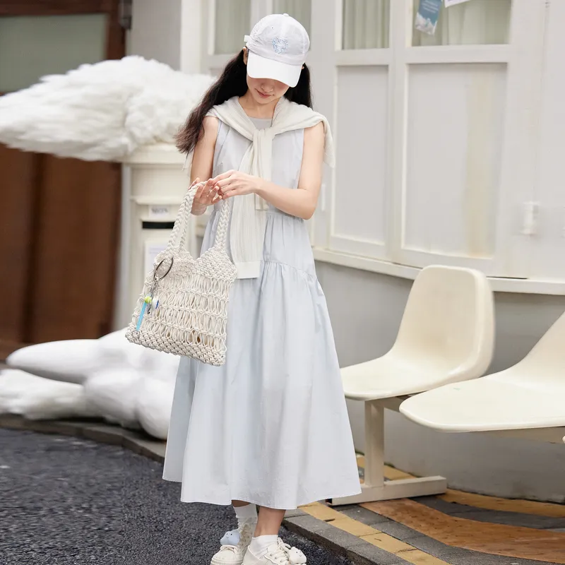 ZIHAN Sleeveless Dresses Women's-5