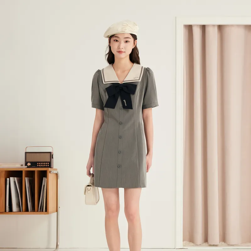 ZIHAN Short Sleeved Dress Women's-2
