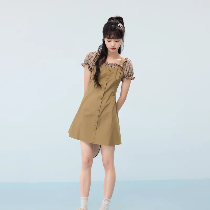 ZIHAN Short Sleeved Dress Women's-2