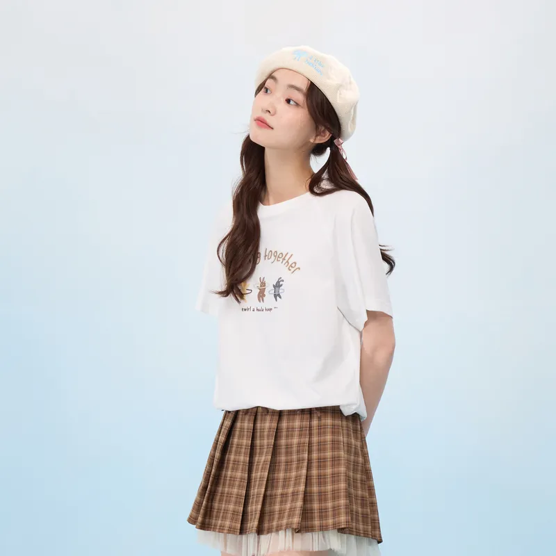 ZIHAN Raglan Sleeve T Shirt Women's-4