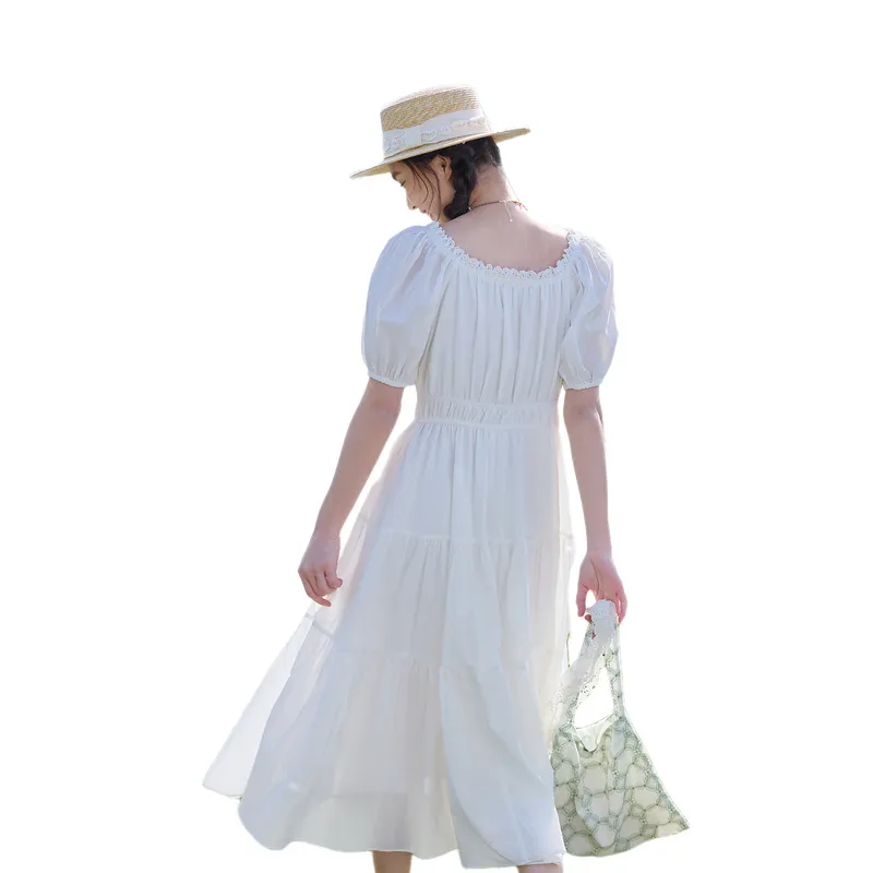 ZIHAN Short Sleeved Dress Women's-6