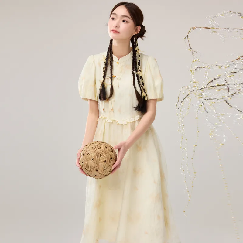 ZIHAN Short Sleeved Dress Women's-2