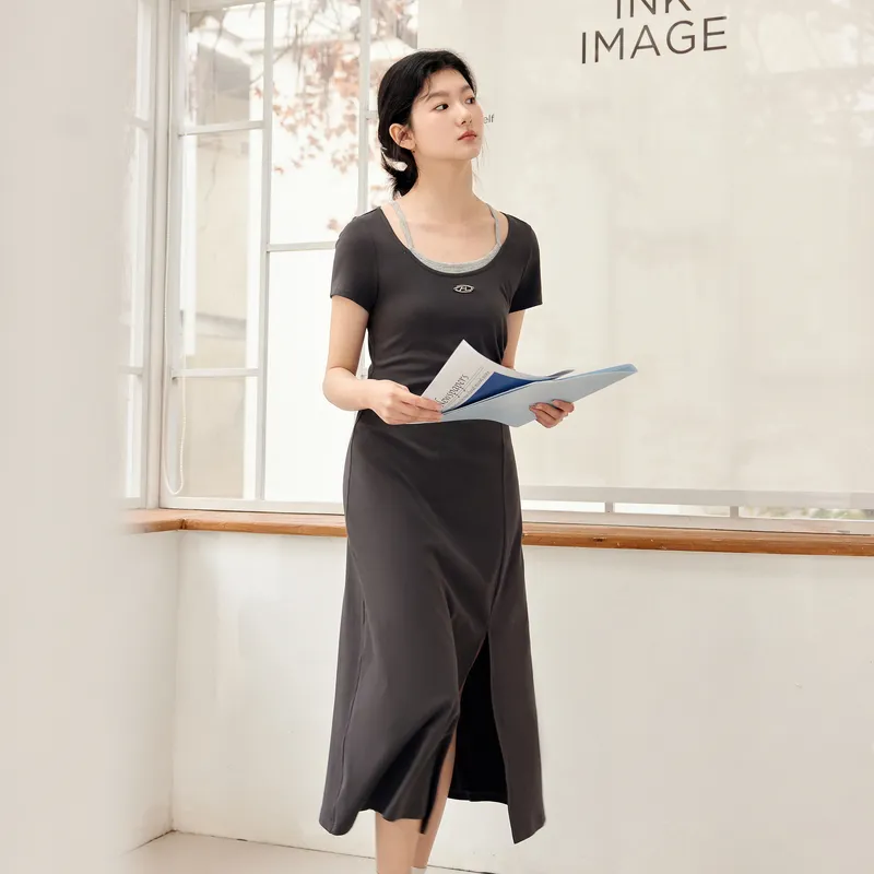 ZIHAN Dress Women's Silent Gray-2