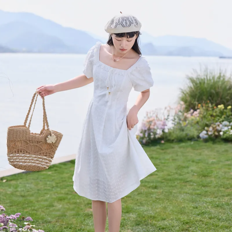 ZIHAN Short Sleeved Dress Women's-2