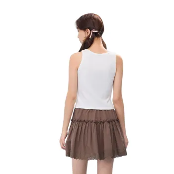 ZIHAN Tank Tops Women's White