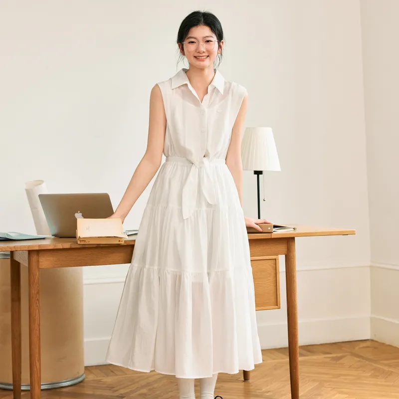 ZIHAN Sleeveless Dresses Women's-9