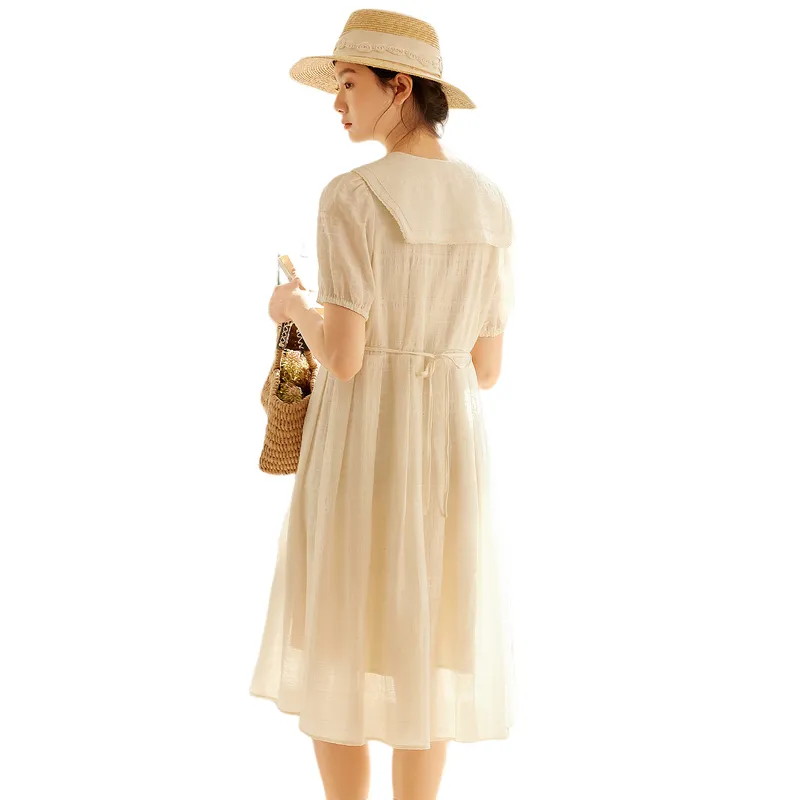 ZIHAN Short Sleeved Dress Women's-0
