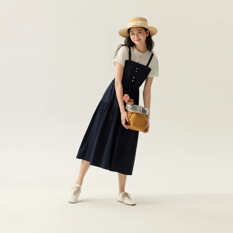 ZIHAN Short Sleeved Dress Women's-3