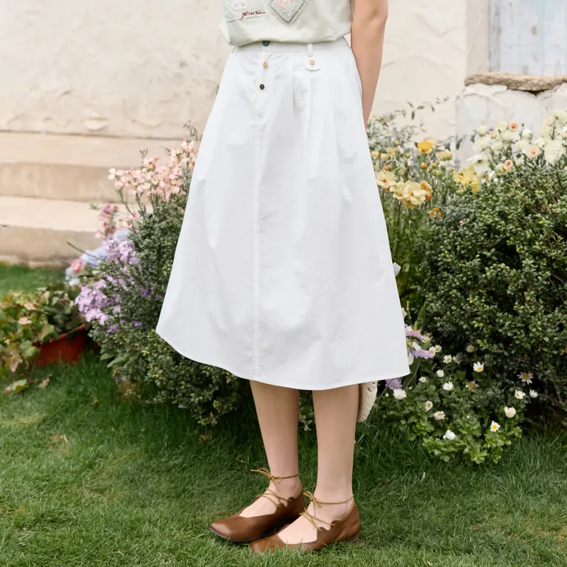 ZIHAN Casual Long Skirt Women's-3
