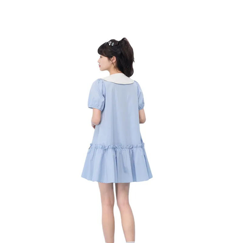 ZIHAN Short Sleeved Dress Women's-6