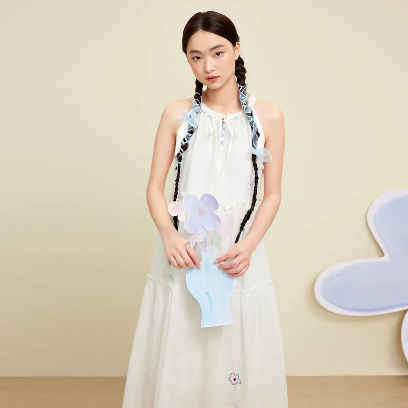 ZIHAN Sleeveless Dresses Women's-8