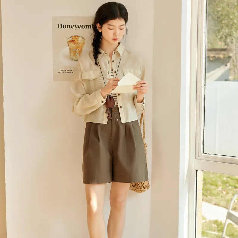 ZIHAN Shirt Matching Set Women's-6