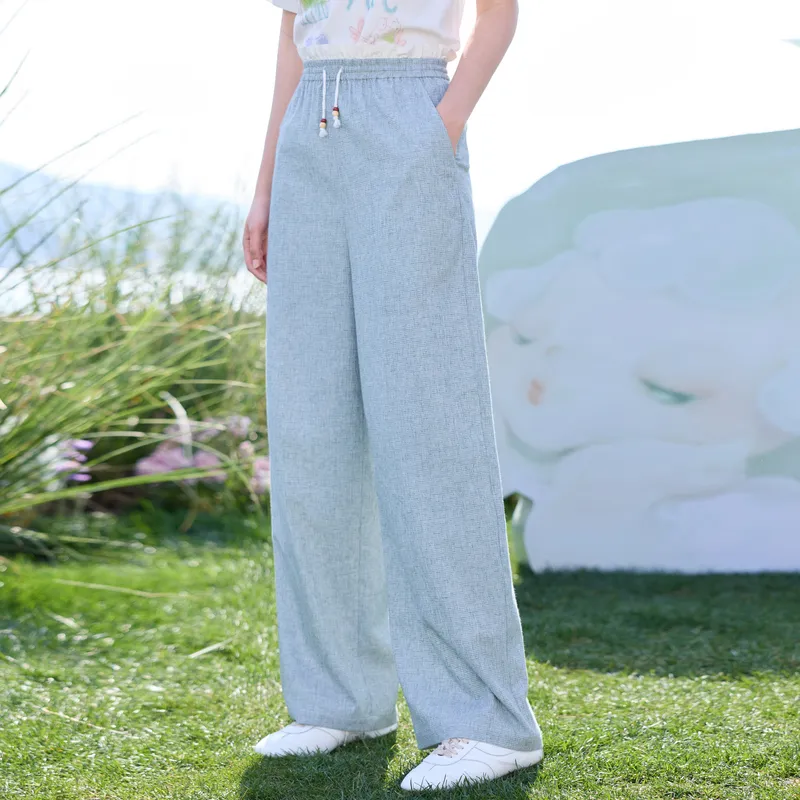 ZIHAN Casual Pants Women's Pine Jasper Green-2