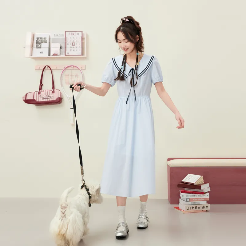 ZIHAN Short Sleeved Dresses Women's-2