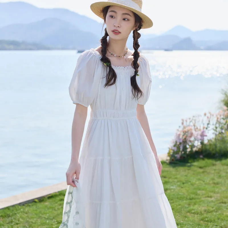 ZIHAN Short Sleeved Dress Women's-9