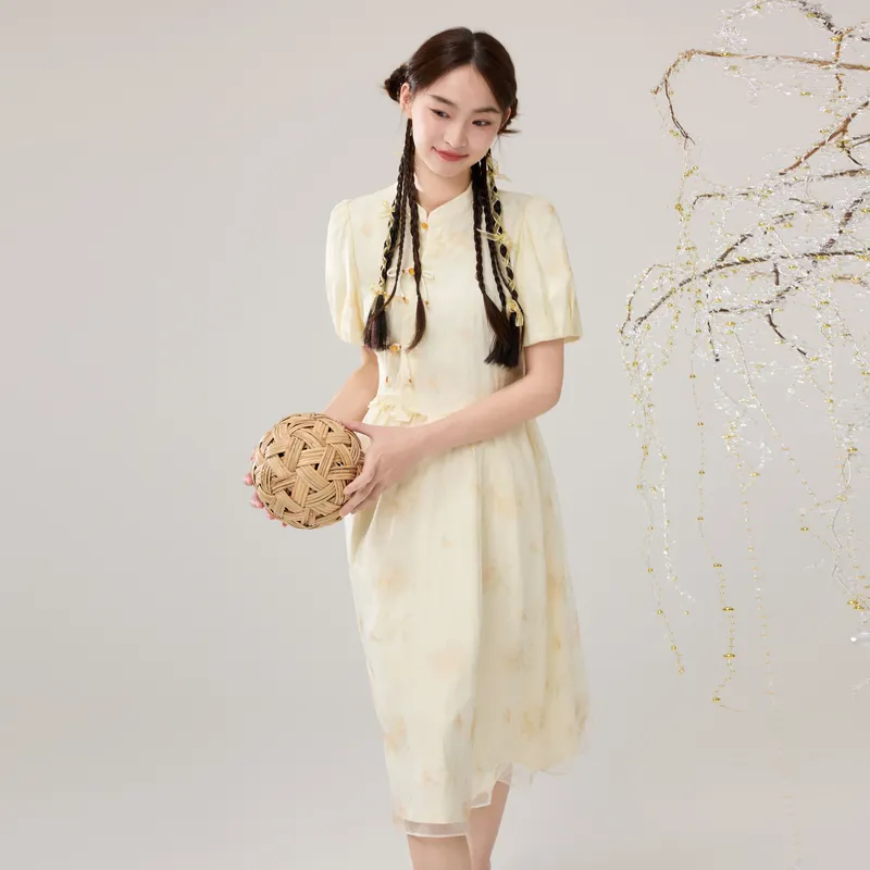 ZIHAN Short Sleeved Dress Women's-3