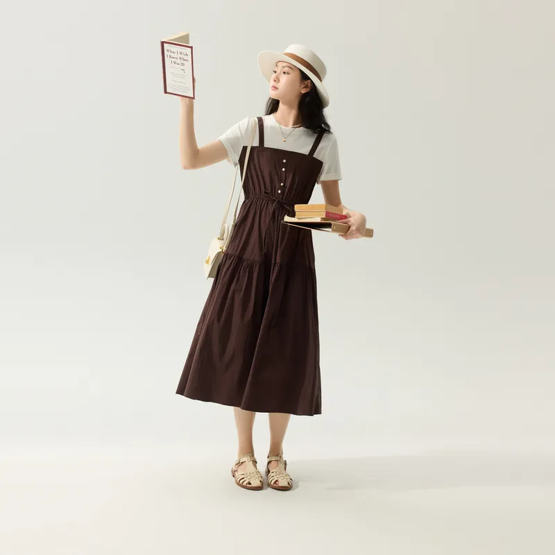 ZIHAN Short Sleeved Dress Women's-9