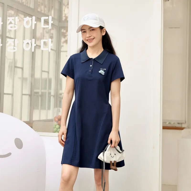 ZIHAN Short Sleeved Dresses Women's-1