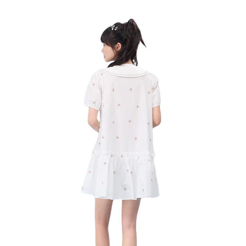 ZIHAN Short Sleeved Dress Women's-1