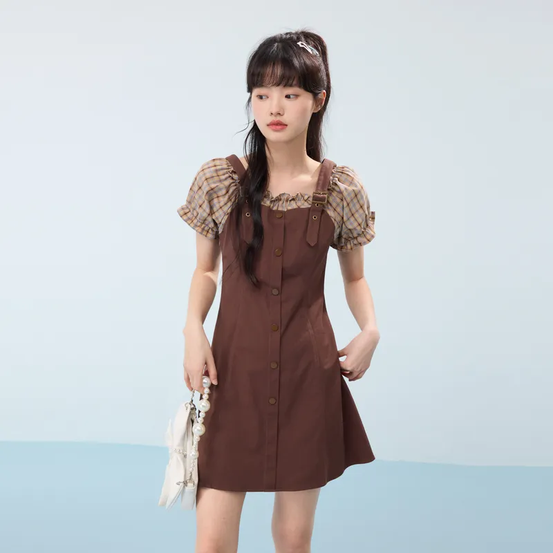 ZIHAN Short Sleeved Dress Women's-8