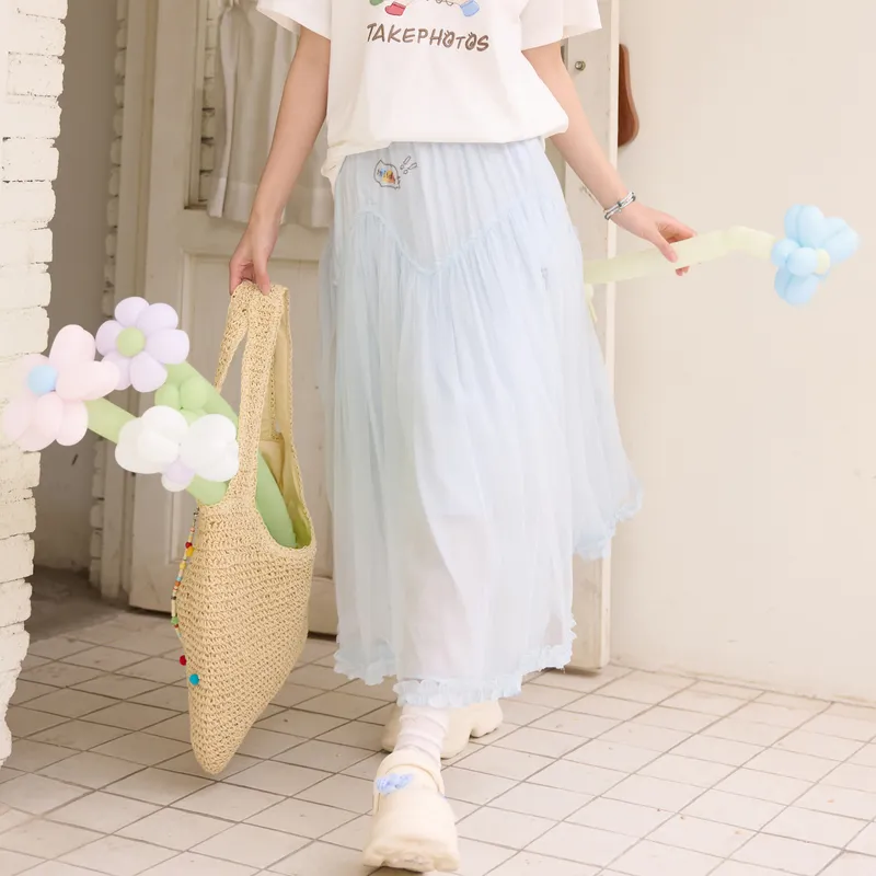 ZIHAN Casual Long Skirt Women's-8