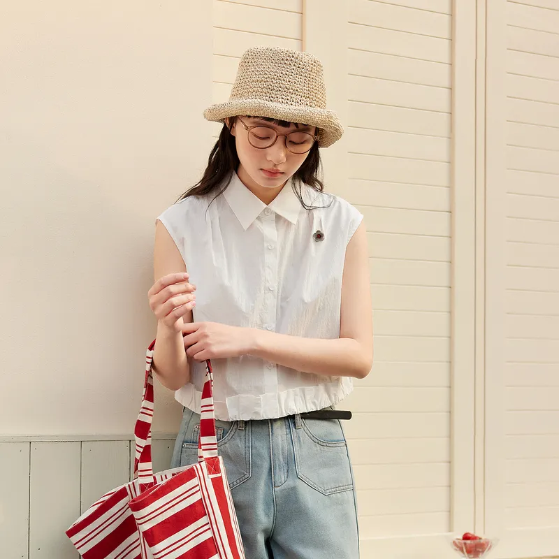 ZIHAN Shirts Women's White-1