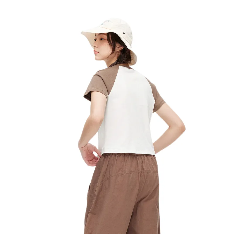 ZIHAN T Shirt Women's Cool Coffee Brown-1