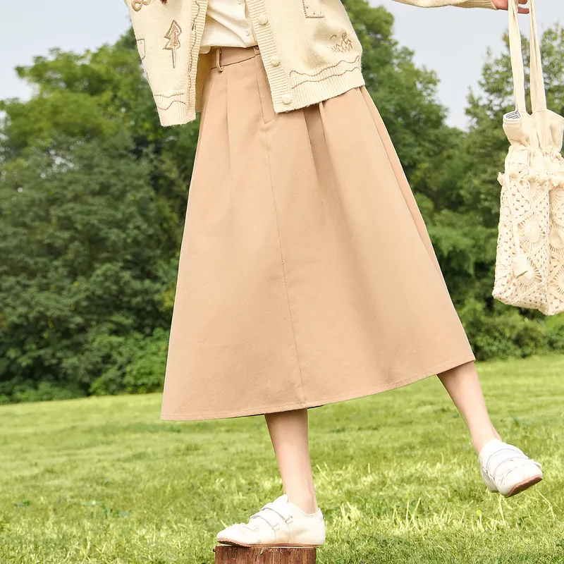 ZIHAN Casual Long Skirt Women's-2