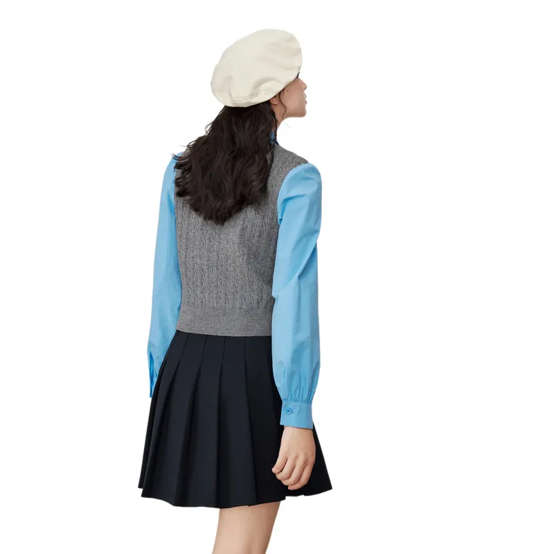 ZIHAN Shirts Women's Gray-1