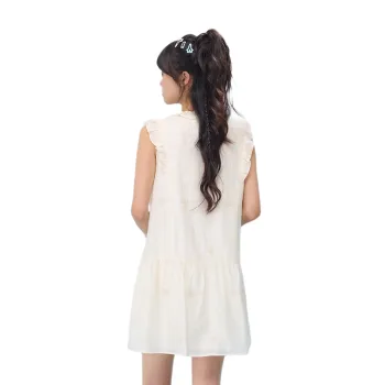 ZIHAN Sleeveless Dress Women's Beige