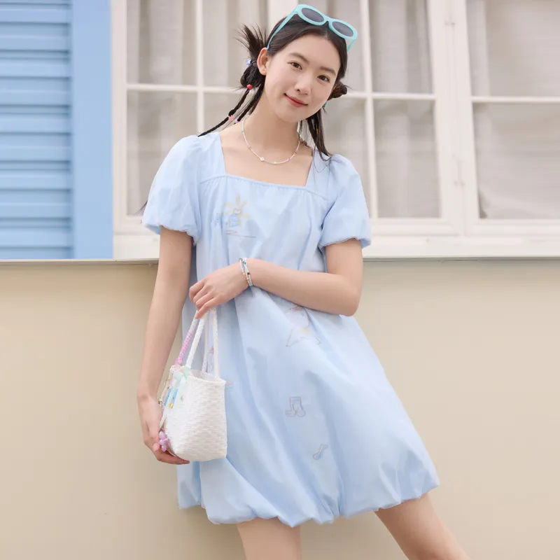 ZIHAN Short Sleeved Dress Women's-6