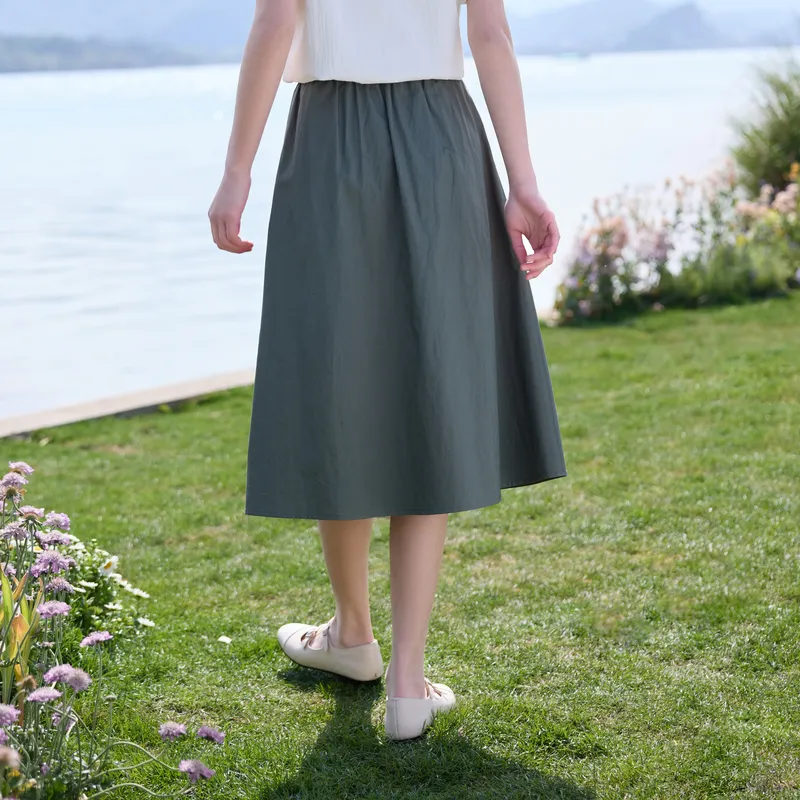 ZIHAN Casual Long Skirt Women's-14