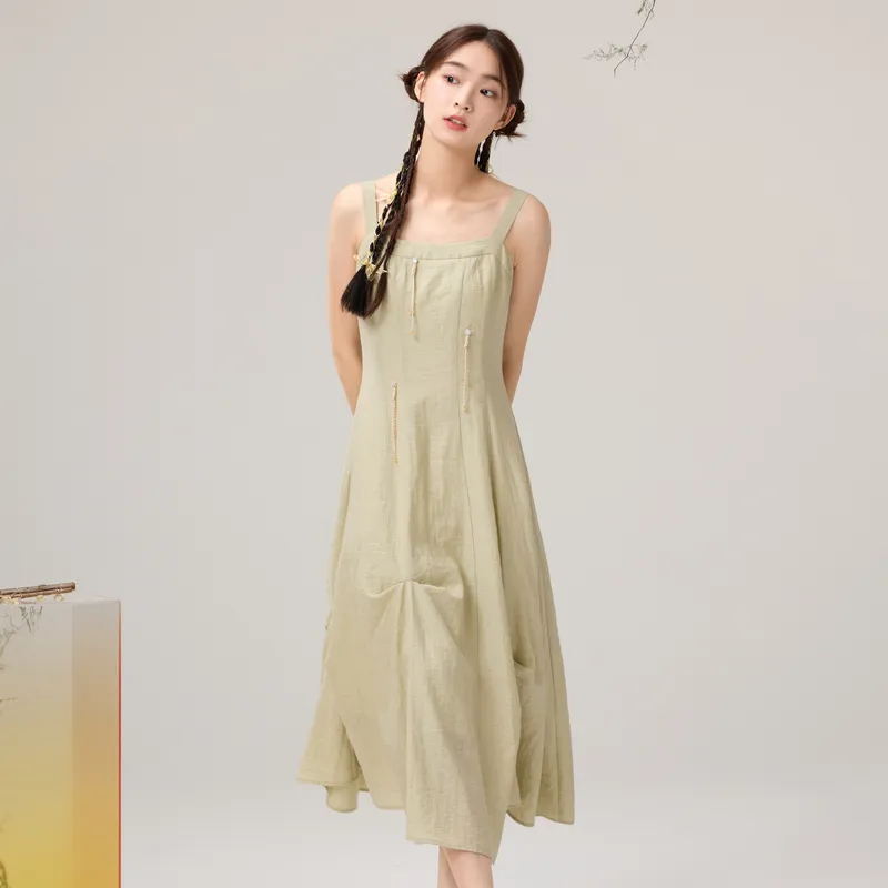 ZIHAN Slip Dresses Women's-7