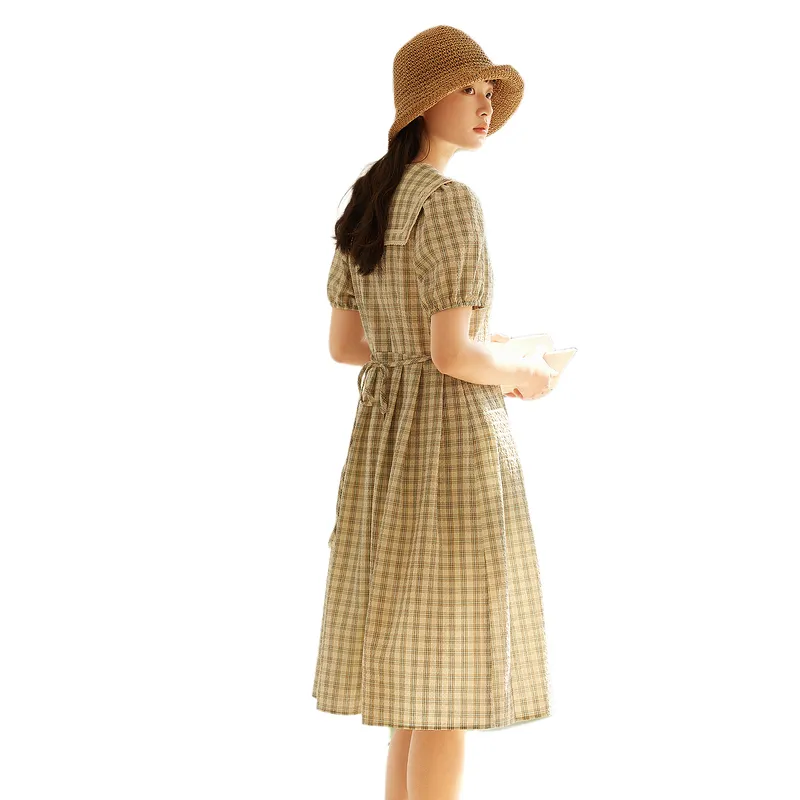 ZIHAN Short Sleeved Dress Women's-4