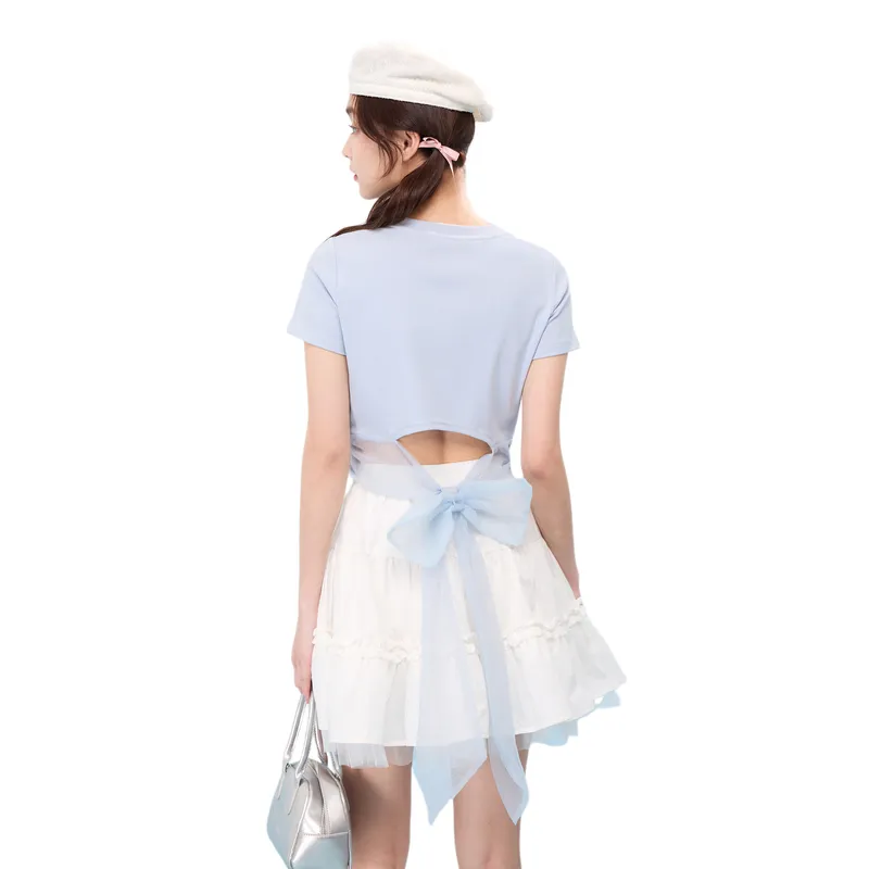 ZIHAN Set in Sleeve T Shirt Women's-6