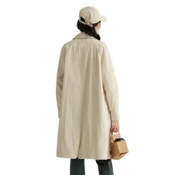 ZIHAN Trench Coat Women's Beige
