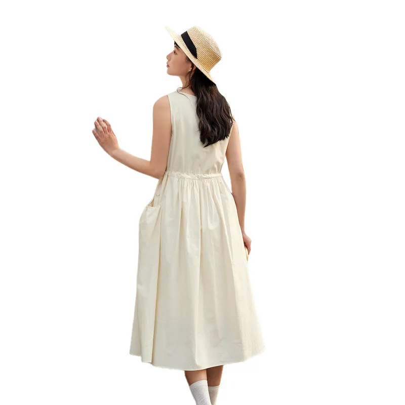 ZIHAN Sleeveless Dresses Women's-4