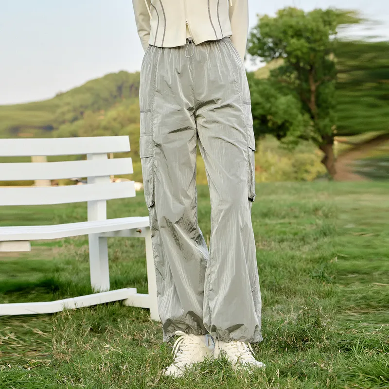 ZIHAN Casual Pants Women's Daybreak Gray-4