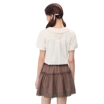 ZIHAN Shirts Women's Beige Gold