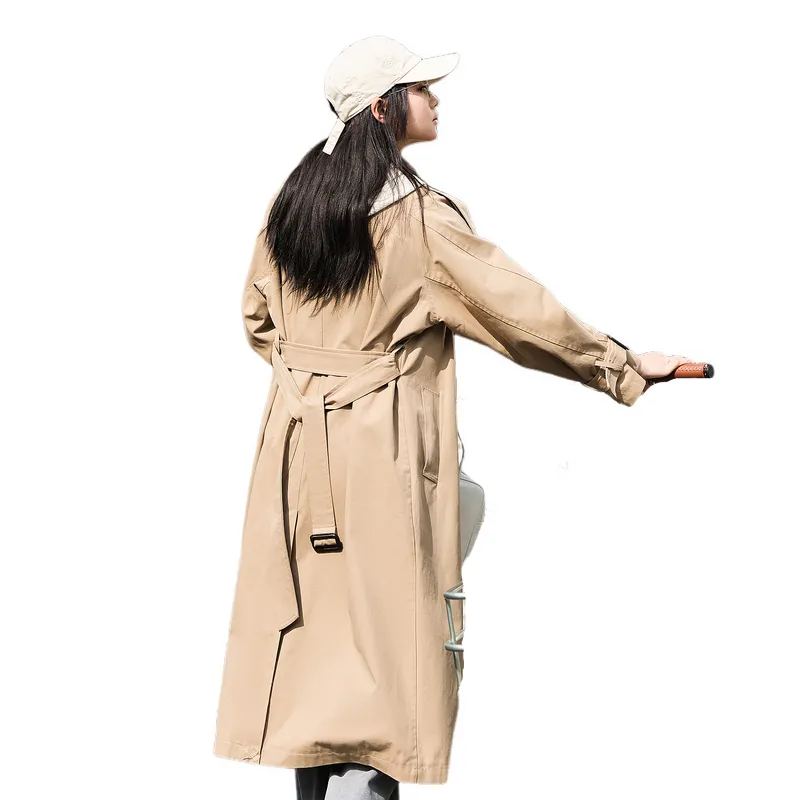 ZIHAN Trench Coat Women's Khaki-1