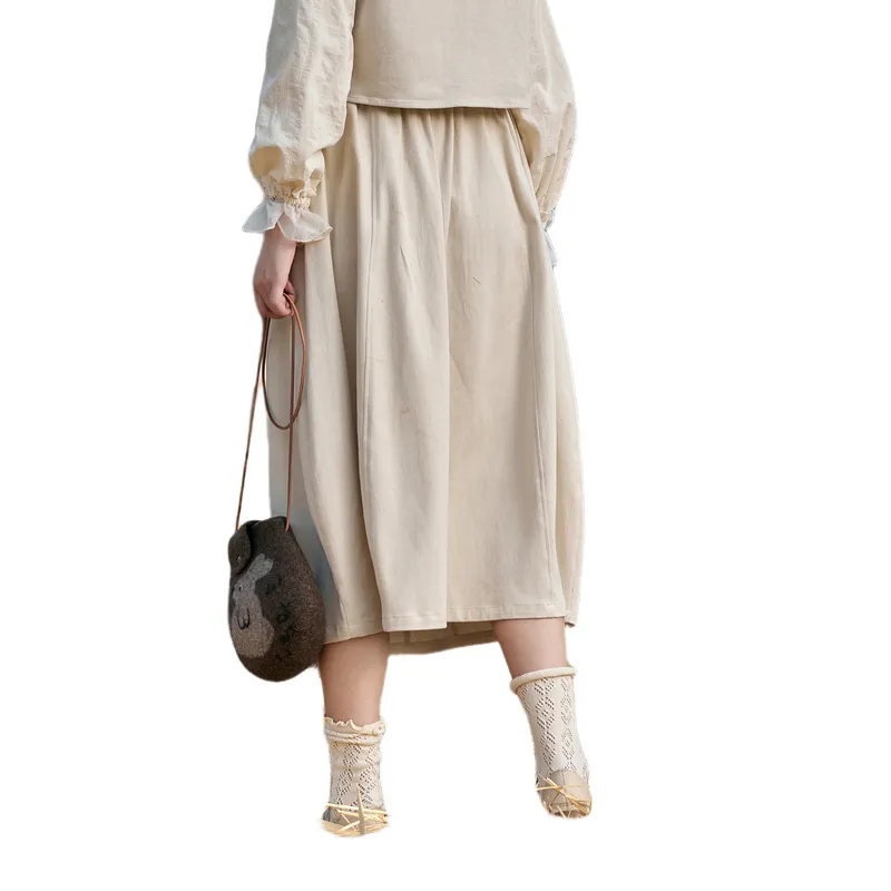 ZIHAN Casual Long Skirt Women's-6
