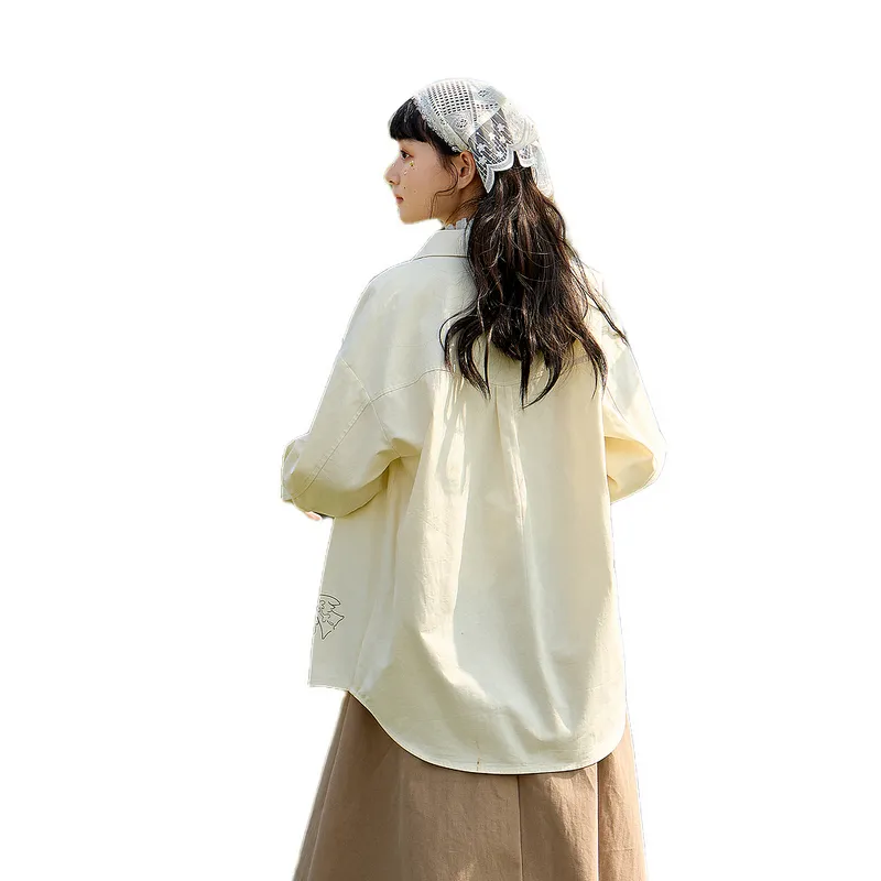 ZIHAN Shirts Women's Beige Gold-0