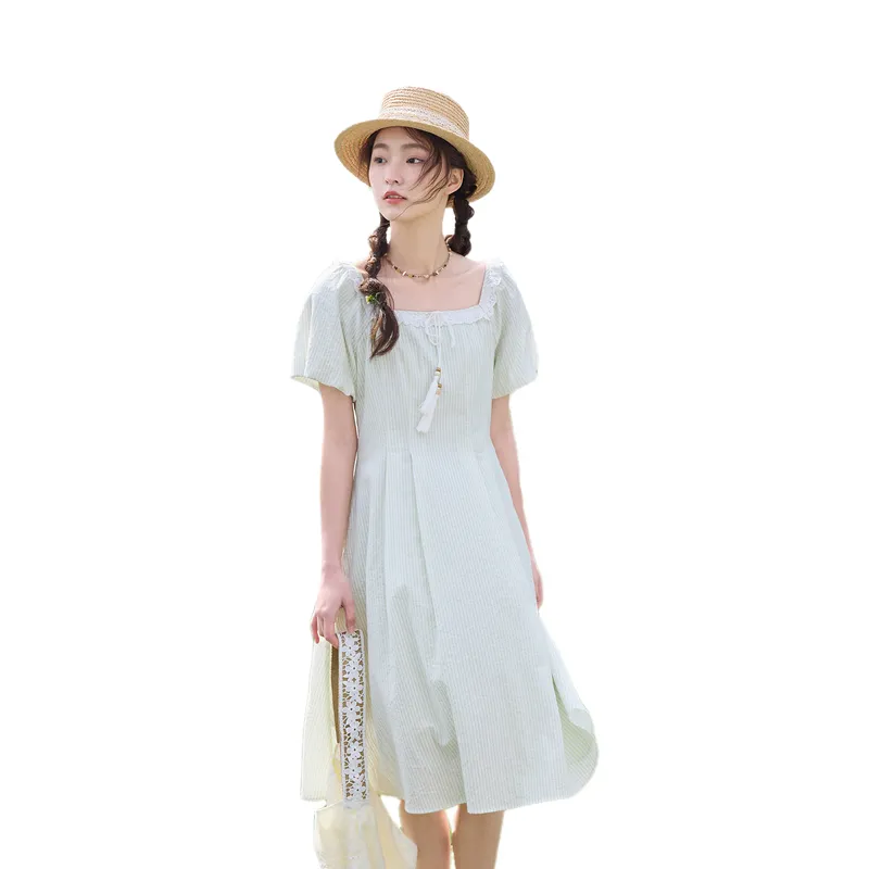 ZIHAN Short Sleeved Dress Women's-6