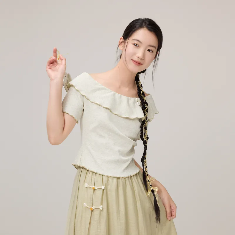 ZIHAN Knitwear Women's Beige Gold-4